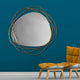 The Modern Metal Tube Decorative Wall Mirror