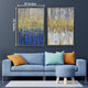 Passage of Time Passing 100% Hand Painted Wall Painting (With Outer Floater Frame) - Set of 2