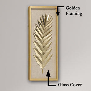 The Tuscan Feather Shadow Box Wall Decoration Piece