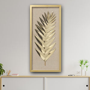 The Tuscan Feather Shadow Box Wall Decoration Piece