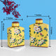 Desert Bloom Ceramic Jars - Pair