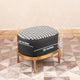 The Scottish Plaid Ottoman (Stainless Steel)