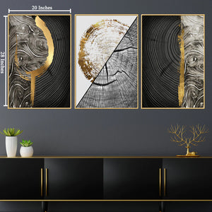 Beaufort Royale Framed Canvas Print - Set of 3