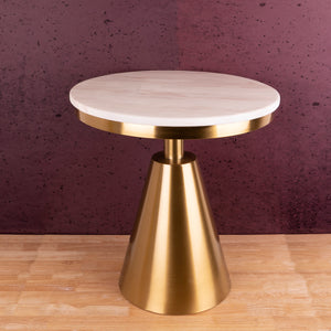 The Golden Sphere Accent Table