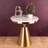 The Golden Sphere Accent Side Table (Stainless Steel)