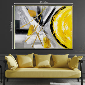 Ross Abstract Contemporary Handpainted Wall Art